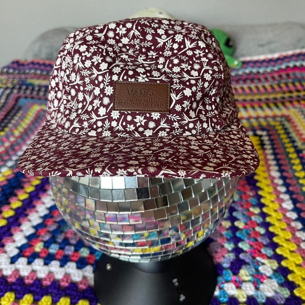 Floral vans 5 panel hat